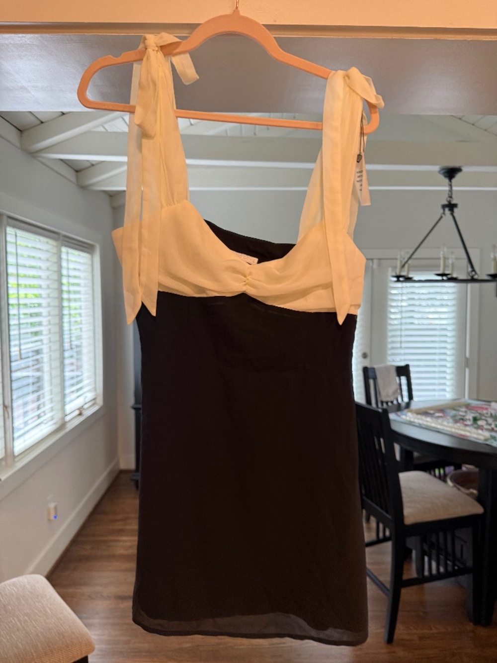 NWT More to Come black and white mini dress